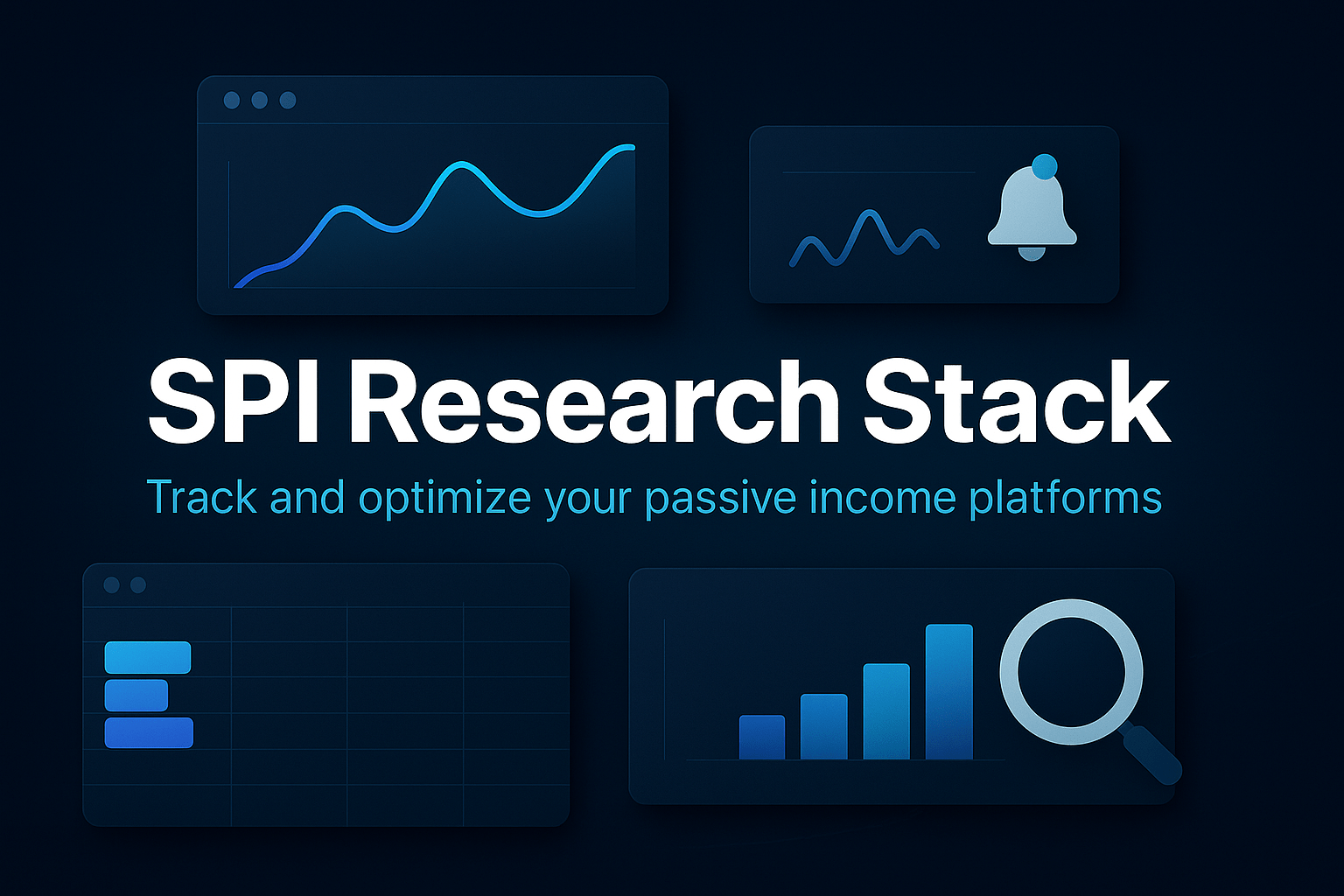 SPI Research Stack banner with charts and analytics visuals.