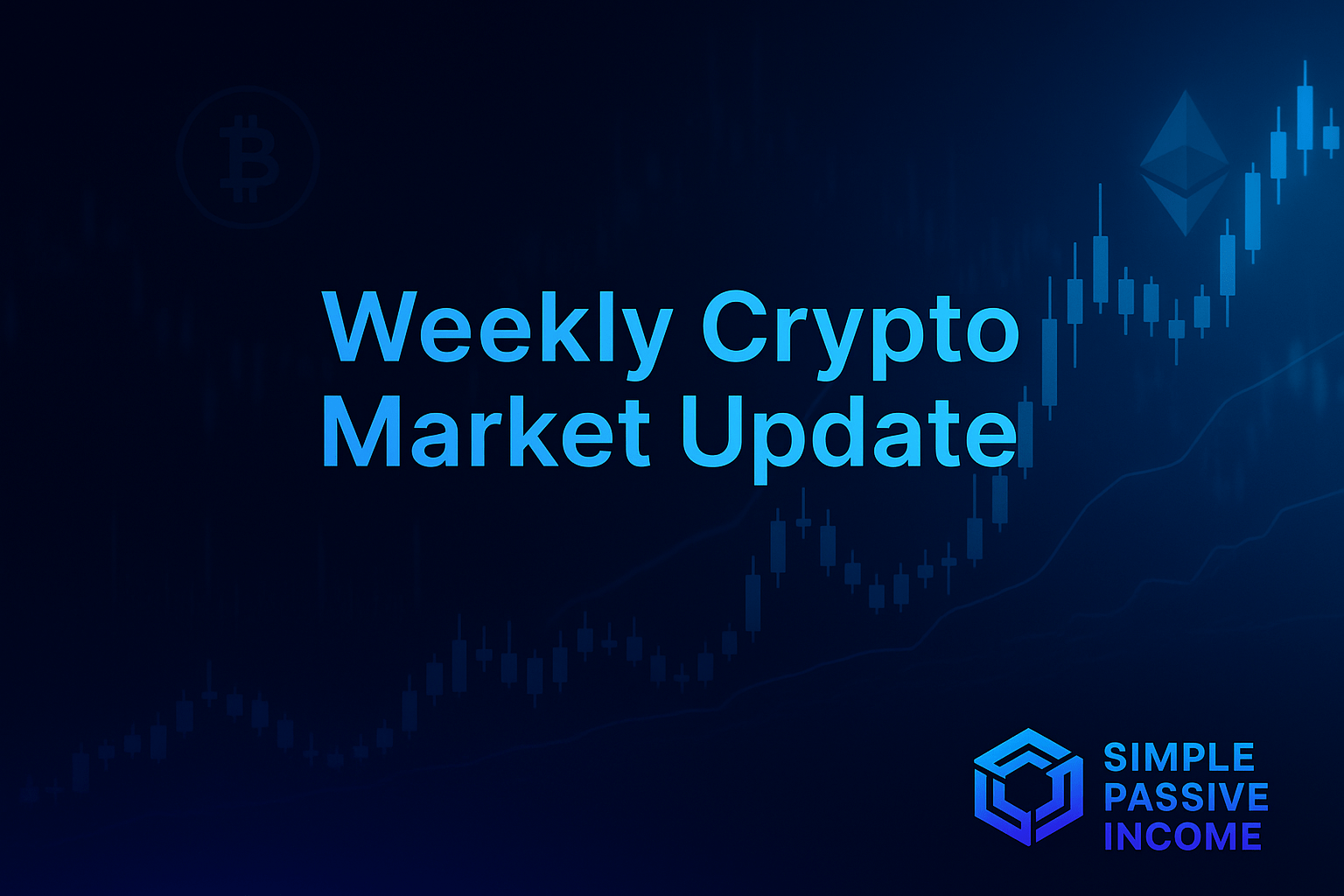SPI weekly crypto market update featured image with Bitcoin, Ethereum and market charts