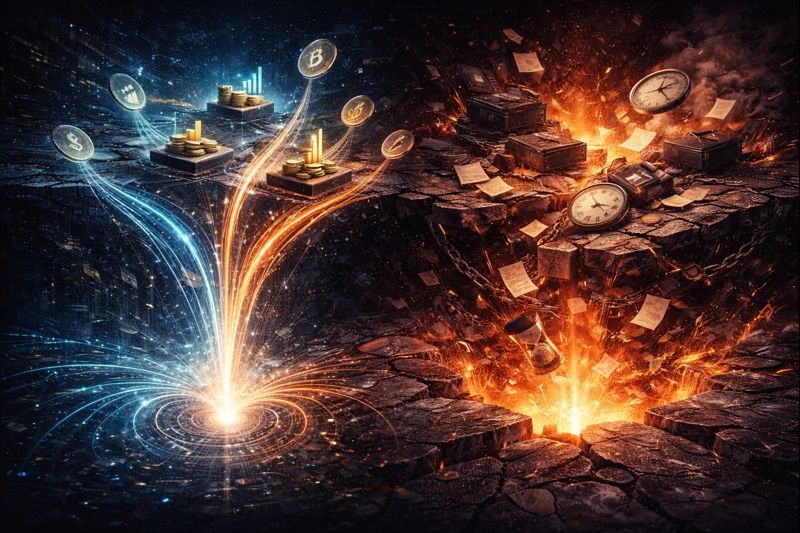 Illustration showing the hidden cost of too many income streams through divided focus and fragmented effort