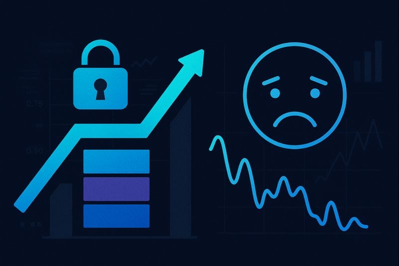 crypto bull market mistakes beginners make illustrated in SPI style