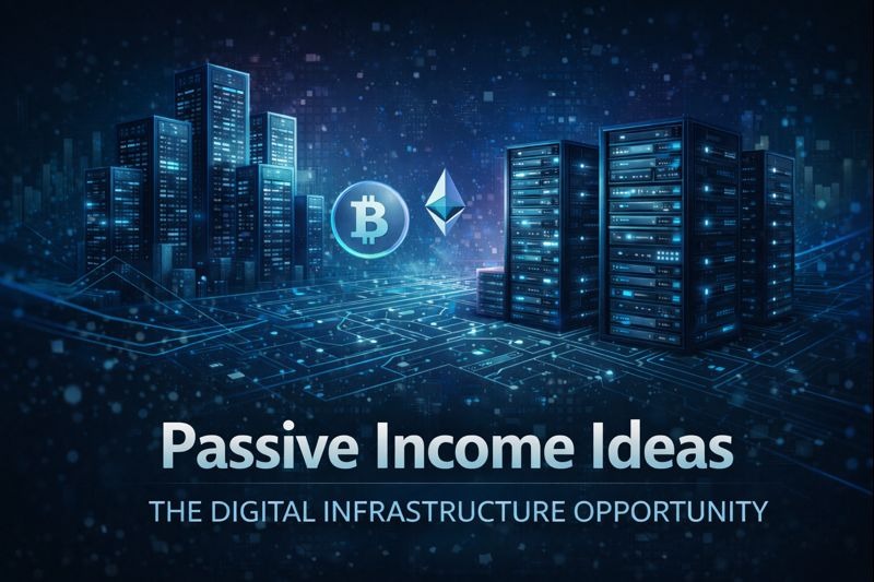 Passive income ideas built on digital infrastructure and long-term technology growth