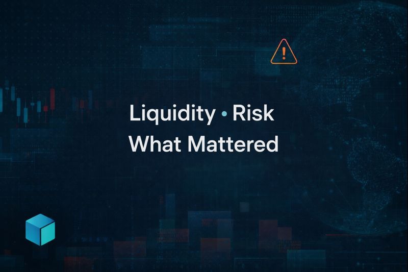 Weekly crypto market update showing liquidity conditions, capital flows, and risk signals