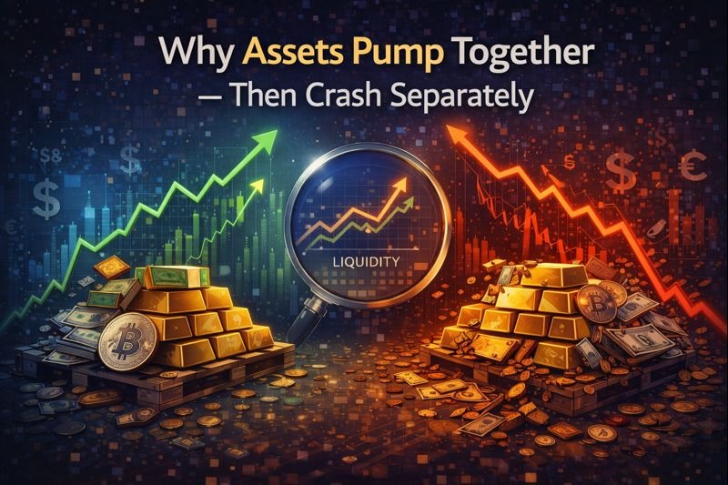 Why assets pump together during market rallies and then crash separately