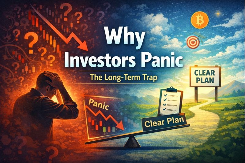 Why investors panic during market volatility without a clear long-term plan