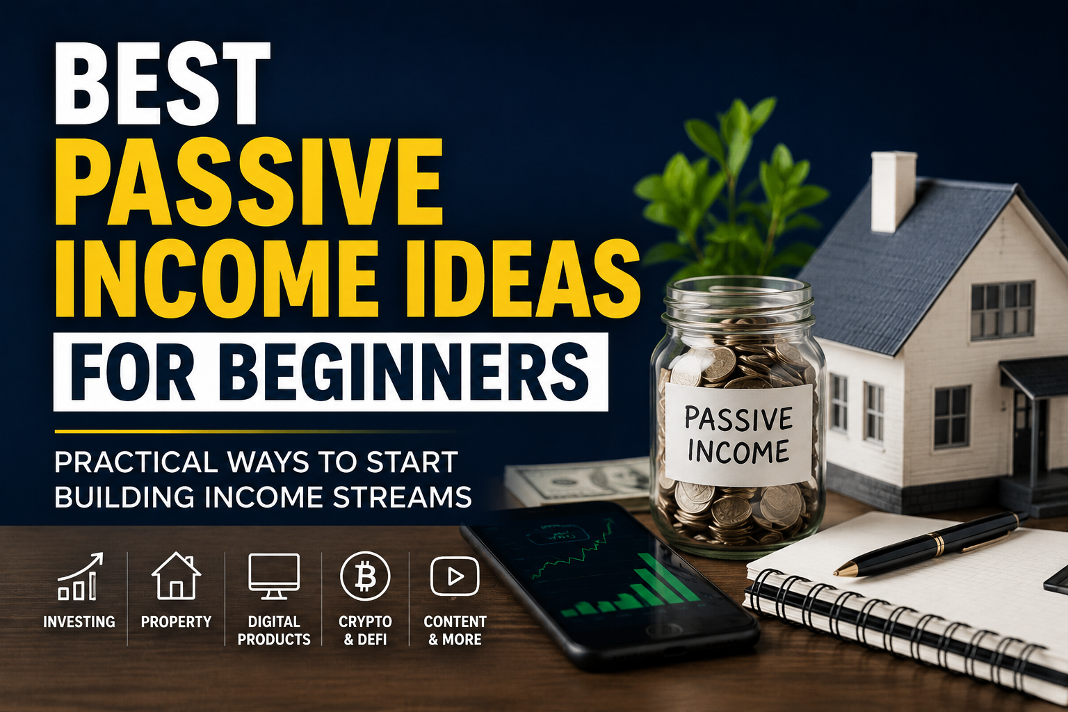 Best Passive Income Ideas for Beginners: Practical Ways to Start Building Income Streams