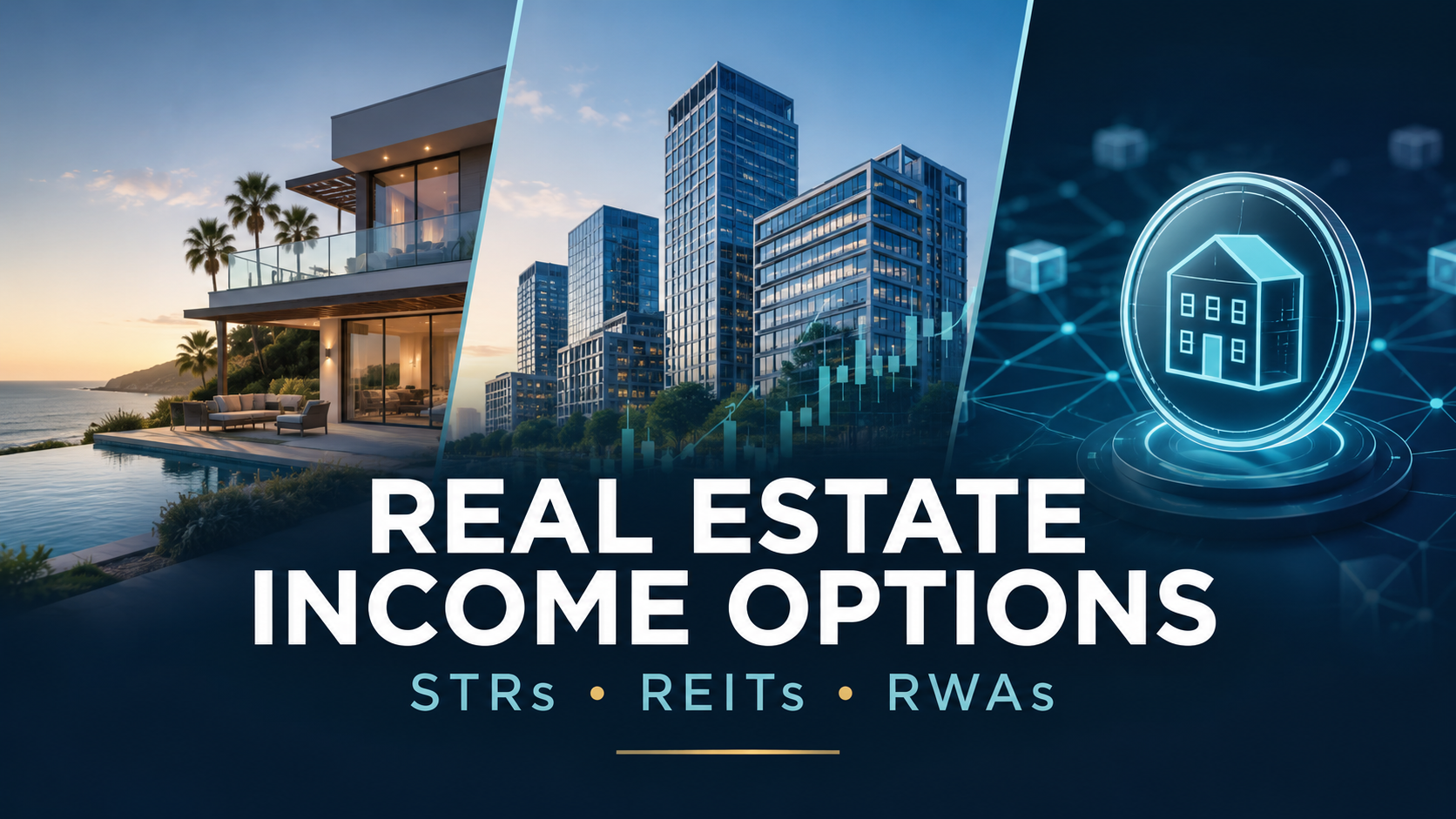 Short-Term Rentals vs REITs vs Tokenized Real Estate: Which Passive Real Estate Option Makes Sense for Beginners?